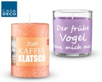 Aldi S&uuml;d  CASA DECO&reg;Motto-Geschenkkerze