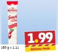 Penny  PR&Eacute;SIDENT K&auml;se-Snack