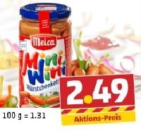 Penny  MEICA Mini Wini W&uuml;rstchenkette