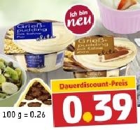 Penny  ELITE Grie&szlig;pudding mit Sahne