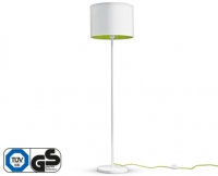 Aldi S&uuml;d  ICLITE Stehleuchte mit Textilschirm und -kabel