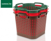 Aldi S&uuml;d  GARDENLINE&reg;Drehstapelbarer Ernte- und Vorratskorb