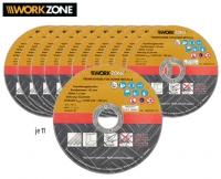 Aldi S&uuml;d  WORKZONE&reg;Trennscheiben-Set, &Oslash;&nbsp;125 mm