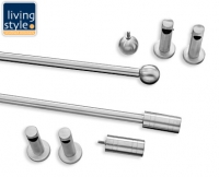 Aldi S&uuml;d  LIVING STYLE&reg;Ausziehbare Vorhangstange