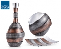 Aldi S&uuml;d  CASA DECO&reg;Dekovase oder -Schale, Metall