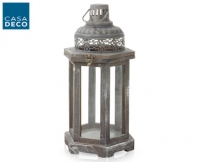 Aldi S&uuml;d  CASA DECO&reg;Holzlaterne im Vintage-Look