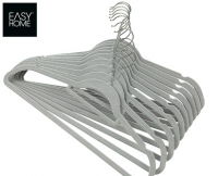Aldi S&uuml;d  EASY HOME&reg;Beflockte Kleiderb&uuml;gel, 10 St&uuml;ck