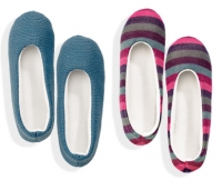 Aldi S&uuml;d  BLUE MOTION&reg;Hausballerinas, gef&uuml;ttert