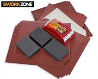 Aldi S&uuml;d  WORKZONE&reg;Handschleif-Set, 24-teilig