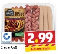 Penny  M&Uuml;HLENHOF GRILLPARTY Frische Bratwurstplatte