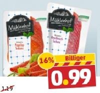 Penny  M&Uuml;HLENHOF Salami
