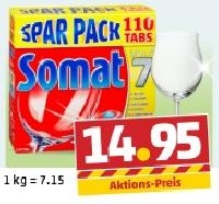 Penny  SOMAT 7 Geschirrsp&uuml;lmaschinen-Tabs