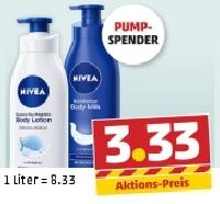 Penny  NIVEA Lotion oder Body Milk