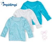 Aldi S&uuml;d  IMPIDIMPI&reg;Kleinkinder-Basic-Langarmshirts, 3&nbsp;St&uuml;ck