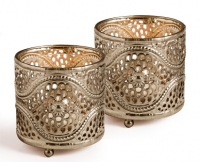 Aldi S&uuml;d  SCH&Auml;TZE DES ORIENTSTeelichthalter-Set, Orient