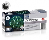 Aldi S&uuml;d  OECOLUX&reg; LED-Au&szlig;enlichter&shy;kette, batteriebetrieben