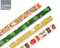 Aldi S&uuml;d  CASA DECO&reg;Weihnachts-Geschenkpapier, metallisiert