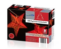 Aldi S&uuml;d  OECOLUX&reg; LED-Papierstern&shy;lichterkette