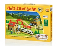 Aldi S&uuml;d  Holz-Eisenbahn oder Holz-Autobahn