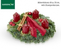 Aldi S&uuml;d  GARDENLINE&reg;Adventskranz oder -schiffchen