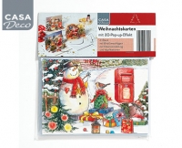 Aldi S&uuml;d  CASA DECO&reg;Weihnachtskarten, 3&nbsp;St&uuml;ck