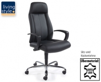 Aldi S&uuml;d  LIVING STYLE&reg;Premium Leder Chefsessel