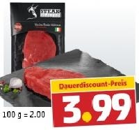Penny  STEAK SELECTION Frisches Rinder-H&uuml;ftsteak