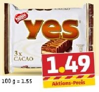 Penny  NESTL&Eacute; Yes Kuchen-Riegel