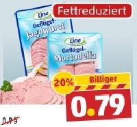 Penny  LINE Gefl&uuml;gel-Wurst