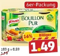 Penny  KNORR Bouillon Pur