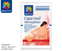 Aldi S&uuml;d  MULTINORM Capsi-med&reg; W&auml;rmepflaster
