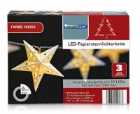 Aldi S&uuml;d  OECOLUX&reg;LED-Papierstern&shy;lichterkette