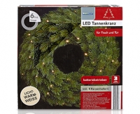 Aldi S&uuml;d  OECOLUX&reg;LED-Tannenkranz, &Oslash;&nbsp;ca.&nbsp;40 cm
