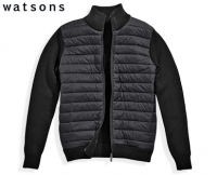 Aldi S&uuml;d  watsons Strickjacke mit Steppeinsatz