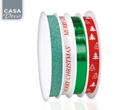 Aldi S&uuml;d  CASA Deco Ringelband, Weihnachten