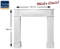 Aldi S&uuml;d  living style Kaminkonsole Winter Chalet