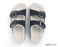 Aldi S&uuml;d  Pantoletten mit Lammfell