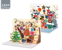 Aldi S&uuml;d  CASA Deco Weihnachtskarten, 3 St&uuml;ck