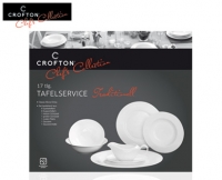 Aldi S&uuml;d  CROFTON&reg; Chefs Collection Tafelservice 17-tlg. aus Classic Bone China