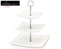 Aldi S&uuml;d  CROFTON&reg; Chefs Collection 3-stufige Etagere aus Porzellan