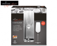 Aldi S&uuml;d  CROFTON&reg; Chefs Collection 6 Sektgl&auml;ser