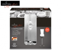 Aldi S&uuml;d  CROFTON&reg; Chefs Collection 6 Grappa-/ Spirituosengl&auml;ser