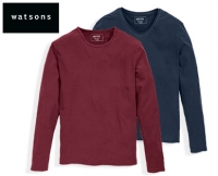 Aldi S&uuml;d  watsons Langarmshirts, Basic, 2 St&uuml;ck