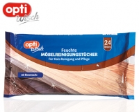 Aldi S&uuml;d  optiWisch Feuchte M&ouml;belreinigungst&uuml;cher, 24 St&uuml;ck