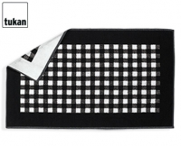 Aldi S&uuml;d  tukan Badematte black & white