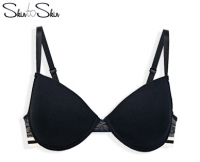 Aldi S&uuml;d  Skin to Skin BH, black & white