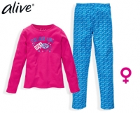Aldi S&uuml;d  alive&reg;Flanell-Pyjama