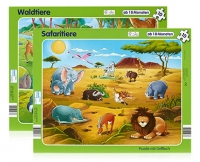 Aldi S&uuml;d  Rahmenpuzzle, 2 St&uuml;ck