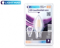 Aldi S&uuml;d  LIGHTWAY&reg;LED-Glasserie-Kerze/-Tropfen, nicht dimmbar