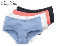 Aldi S&uuml;d  Skin to Skin 4 bzw. 5 Spitzenslips in der Box